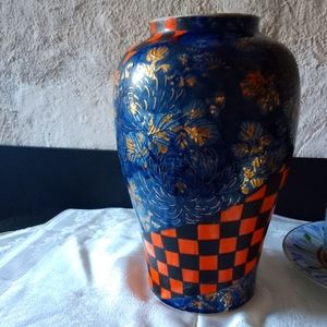 Antique Deco Japanese vase
